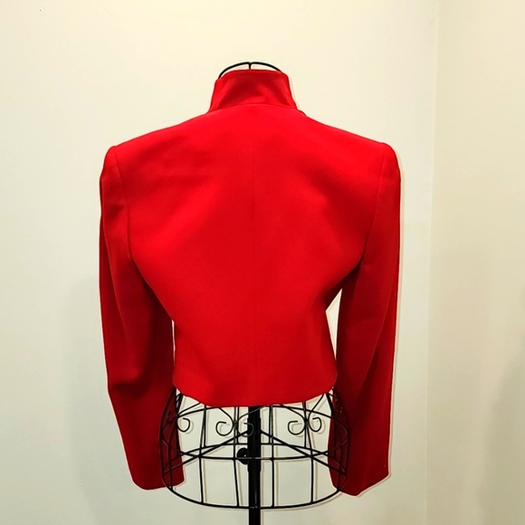 100% wool Matador Themed Red & Black Blazer small - Picture 5 of 8